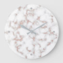 Search for white glitter clocks Marble