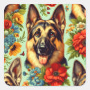 Search for vintage german stickers Dogs