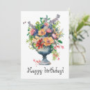 Search for flowers in a vase cards Vintage