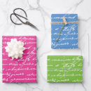 Search for cursive wrapping paper Elegant
