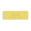 Search for bride and groom names return address labels Modern