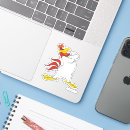 Search for white chicken stickers Cartoon