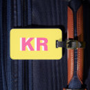Search for trendy luggage tags Girly