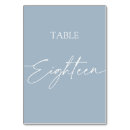 Search for 18 table cards Elegant