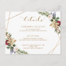 Search for christmas wedding enclosure cards Gold