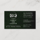 Search for web designer business cards Black