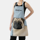 Search for cartoon pug aprons Cute
