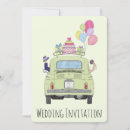 Search for car wedding invitations Marriage