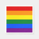 Search for gay wedding napkins Rainbow