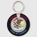 Search for flag of illinois key rings Midwest