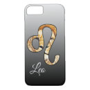 Search for leo zodiac sign iphone cases Black