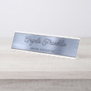Search for luxury name plates Metallic