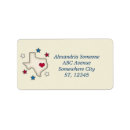 Search for texas star return address labels Red white blue