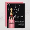 Search for pink black bridal shower invitations Girly