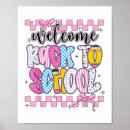 Search for teachers welcome back to school posters Student