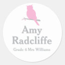 Search for name school grade stickers For kids