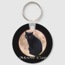Search for moon key rings Black cat