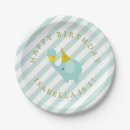 Search for elephant birthday plates Cute
