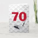 Search for 70th golfing birthday cards Sport
