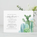 Search for succulent plants baby shower invitations Succulents