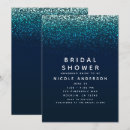 Search for aqua blue bridal shower invitations Chic