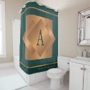 Search for gold and green shower curtains Girly