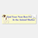 Search for friend dog bumper stickers Adopt