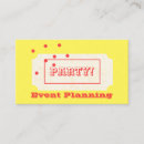 Search for birthday party planning business cards Event coordinator