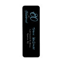 Search for 80th birthday return address labels Minimal typography simple