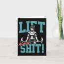 Search for funny gym cards Lifting weights