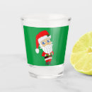 Search for santa claus shot glasses Xmas