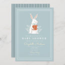 Search for white baby shower invitations Rabbit