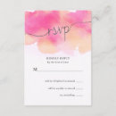 Search for dreams rsvp cards Watercolor