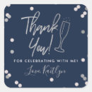 Search for navy and silver thank you stickers Bridal shower