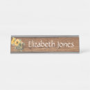 Search for wood name plates Desk