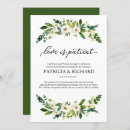 Search for love is patient invitations Greenery
