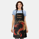 Search for chinese dragon aprons Oriental