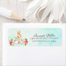 Search for tea return address labels Baby shower