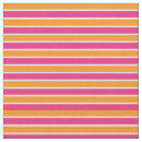 Search for pink and orange fabric Striped