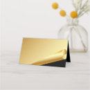 Search for black and gold place cards Seating