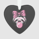 Search for pink heart christmas tree decorations Kawaii