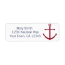 Search for nautical anchor return address labels Baby shower
