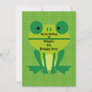 Search for toad birthday invitations Green