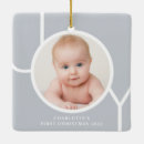Search for gray christmas tree decorations Baby's first christmas