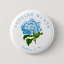 Search for blue hydrangeas badges For her