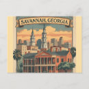 Search for savannah postcards Usa
