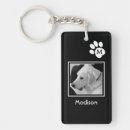 Search for black and white dog key rings Minimalist