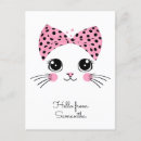 Search for cute faces postcards For her