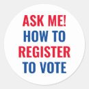 Search for vote me stickers Political