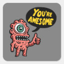 Search for alien creature stickers Cartoon